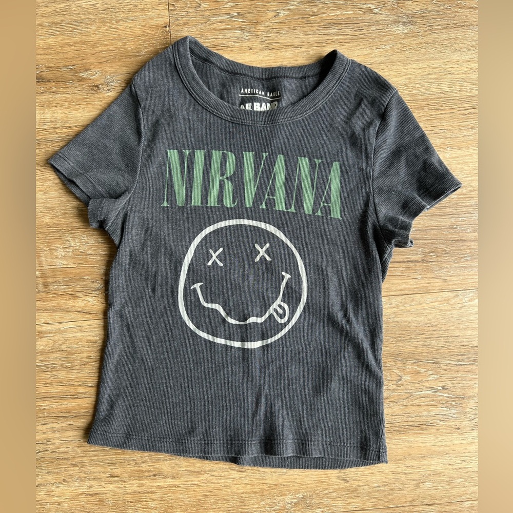 American Eagle - ribbed t - size m